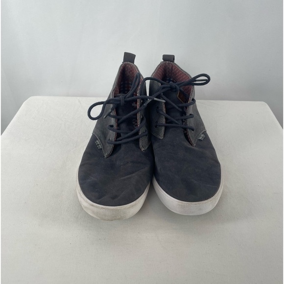 Ben Sherman Bristol Chukka High‎ Top Canvas Sneaker in Navy Size 11 - Picture 3 of 7